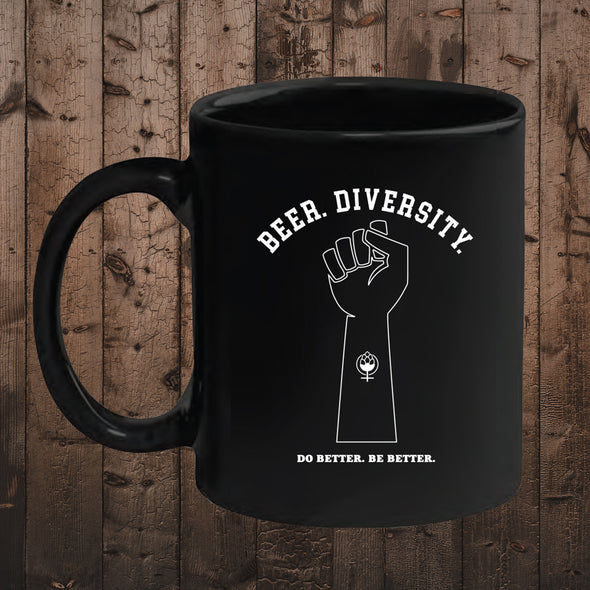 Do Better. Be Better. GIC x Beer Diversity Collab Mug