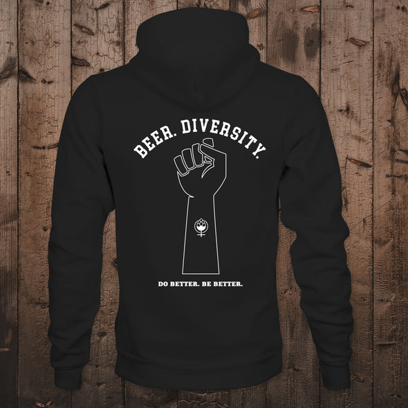 Do Better. Be Better. GIC x Beer Diversity Collab ZipHood