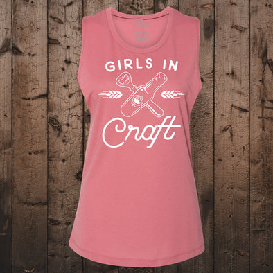 Bottle x Opener Muscle Tank-Paprika