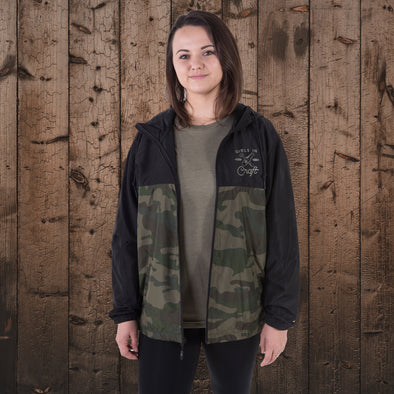 Bottle x Opener Windbreaker-Black/Camo