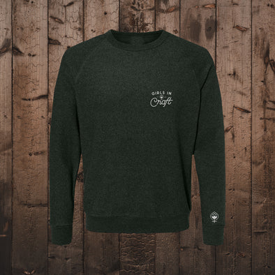 Trademark Logo Eco Teddy Crewneck-Eco Black