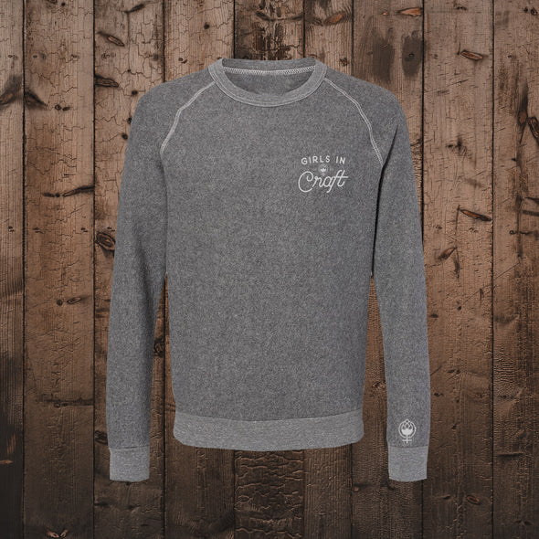 Trademark Logo Eco Teddy Crewneck-Eco Grey
