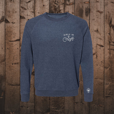 Trademark Logo Eco Teddy Crewneck-Eco Navy