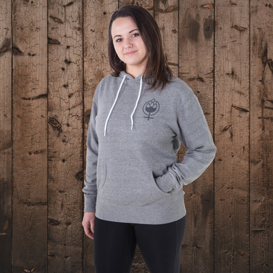 Liberty X OG Logo Hoodie-Gunmetal Heather/Grey