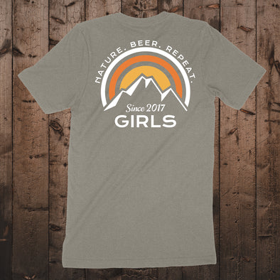 Copy of Nature.Beer. Repeat. Short Sleeve Tee-Heather Stone