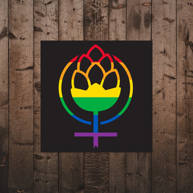 Pride Sticker-Black