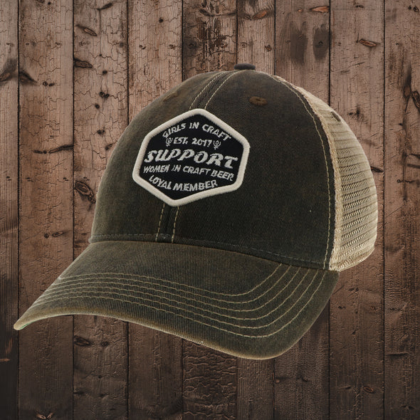Support Member Ole'Trucker Hat-Black