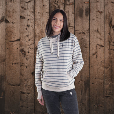 Liberty Logo Striped French Terry Hoodie